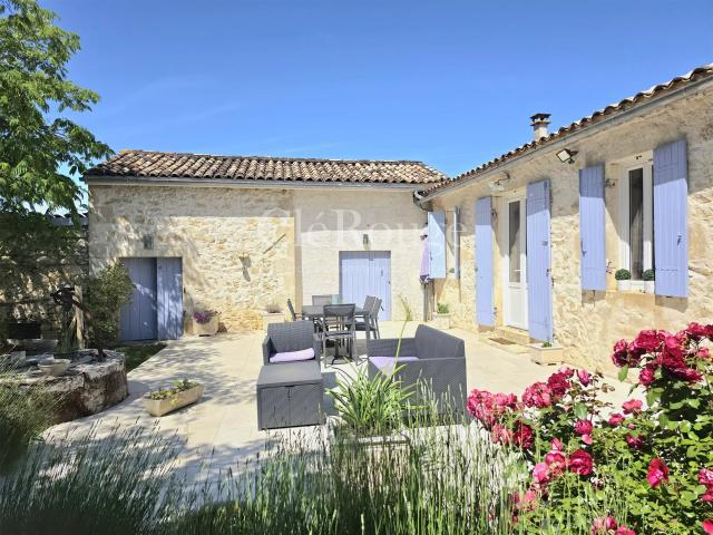 Belle propriété équestre clé en main sur 1,7 hectare au cœur. 105m² Gensac