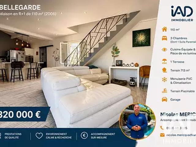 Bellegarde 30127 Achat / Vente maison 4 pièces t4