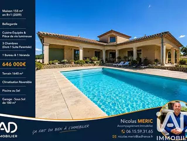 Bellegarde 30127 Achat / Vente maison 5 pièces t5