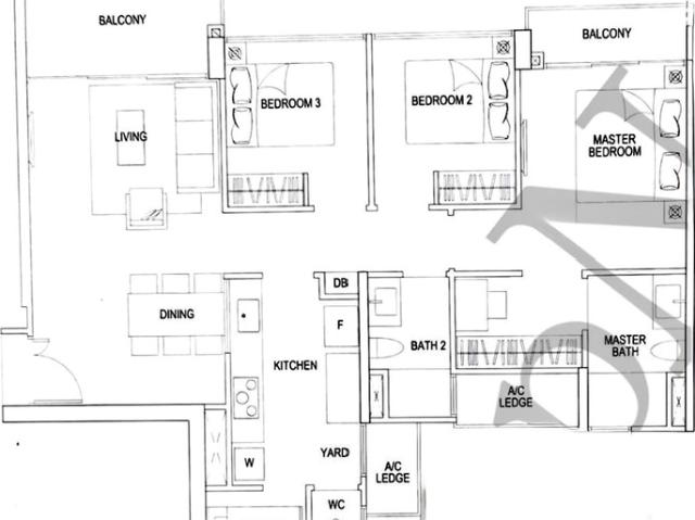Bellewoods Condominium For Sale, $1,500,000, 3 Bed 3 Bath 1,098 sqft $1,366.00 psf