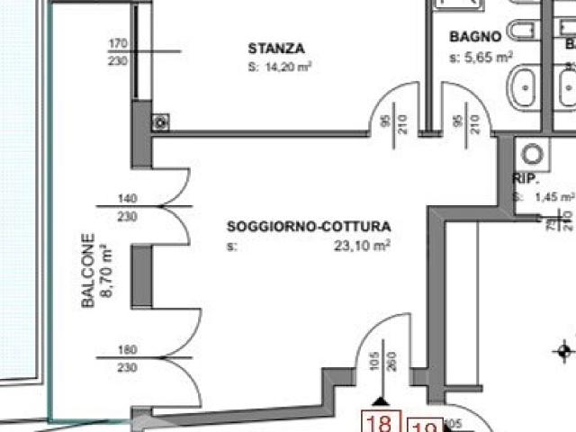Bellissimo bilocale di pregio, luminoso e finemente arredato a Bolzano in via Museo all'interno