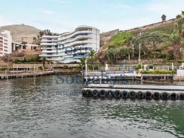 Bello departamento con muelle con vista espectacular al balneario