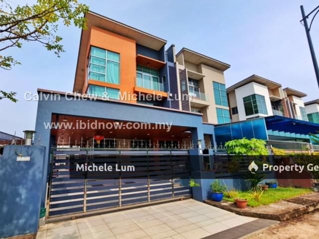 [Below Market 28%] 3 Storey Corner Semi D Taman Bukit Hijau Inanam Kota Kinabalu
