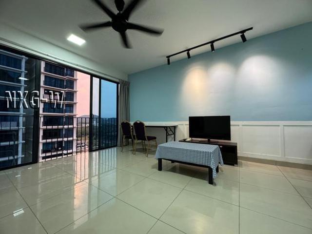 Below Market Fully Furnished 788Sqft 2R2B Trefoil Setia Alam