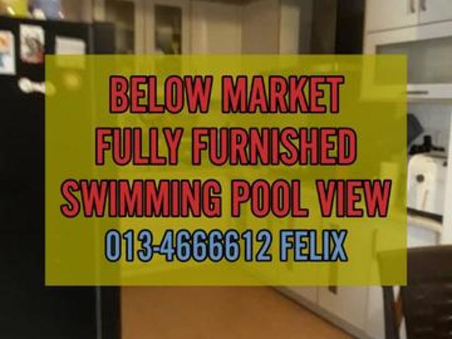 Below Market Furnished Pool View Palm Spring Kota Damansara