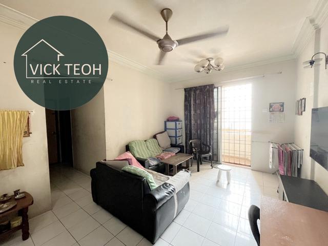 BELOW MARKET Mutiara Heights Seaview 800sf Partially Reno Jelutong