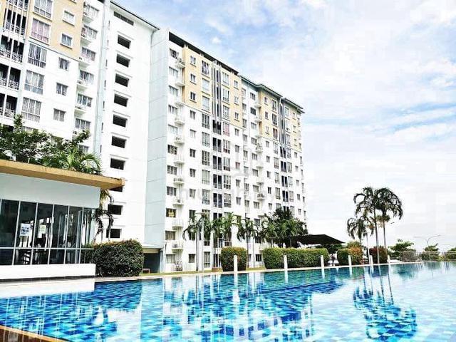 Below Market Value Mid Floor Service Apartment De Bayu Shah Alam