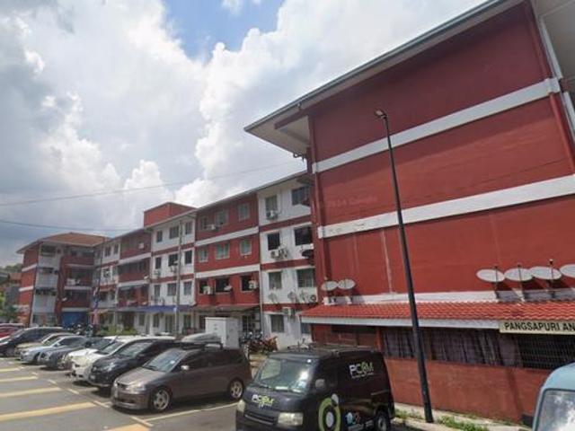 BELOW MARKETPangsapuri Andika Keramat 657sqft
