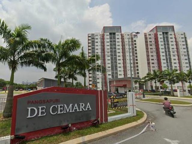 BELOW MARKETPangsapuri De Cemara Setia Alam 750sqft