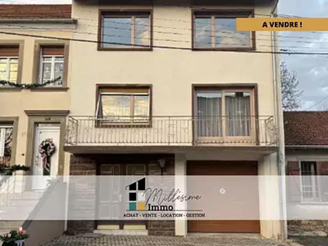 Berthelming 57930 Achat / Vente maison 5 pièces t5 terrasse