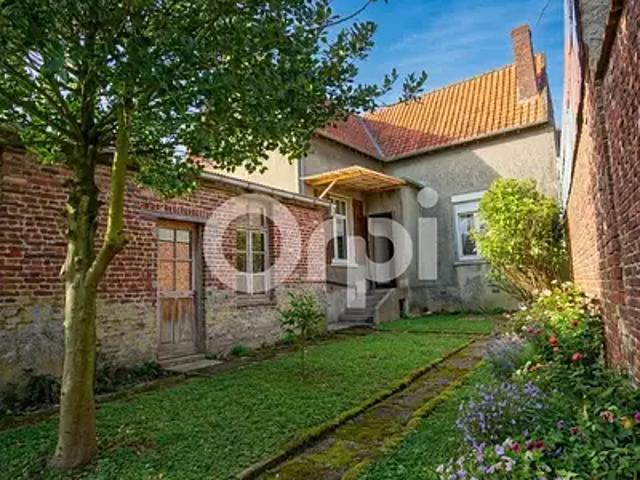 Bertincourt 62124 Achat / Vente maison 3 pièces t3 jardin cave