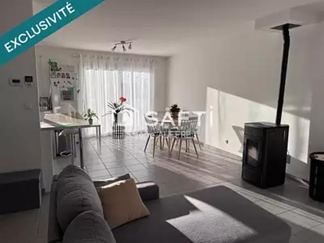 Berville sur Seine 76480 Achat / Vente maison 4 pièces t4 terrasse parking