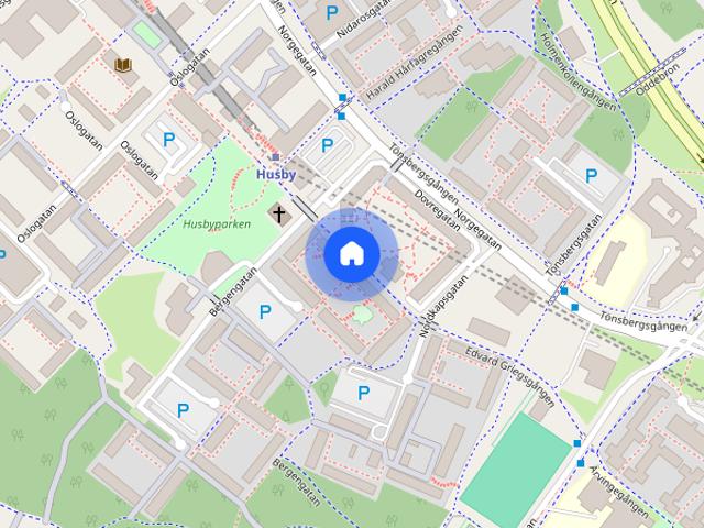 Bergengatan 9, Husby