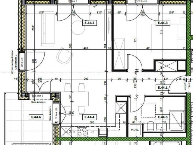 Berges 2 – Appartement 2.5 pièces au dernier étage