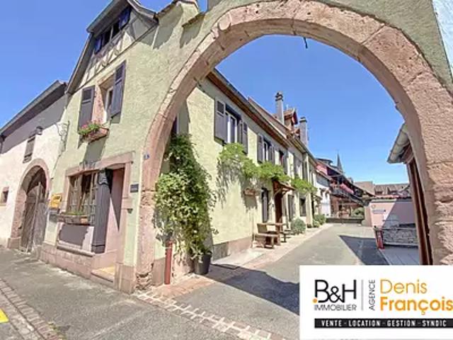 Bergheim 68750 Achat / Vente maison 7 pièces t7