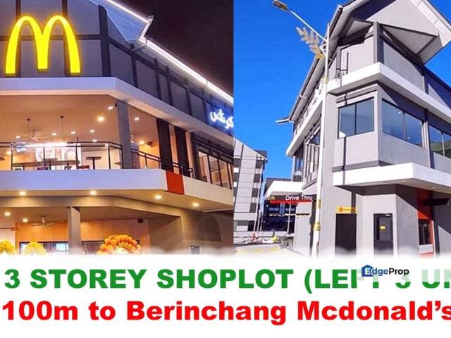 Berinchange Shoplot Behind Mcdonald New Lauching 2023