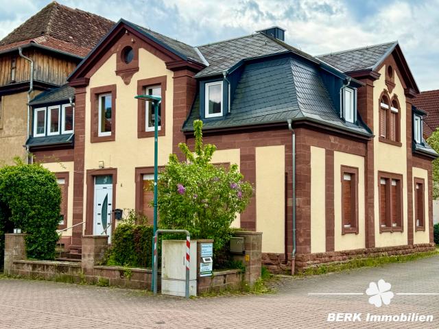 BERK Immobilien Jugendstil Villa im Herzen von Bürgstadt Wohnen und Arbeiten unter einem Dach