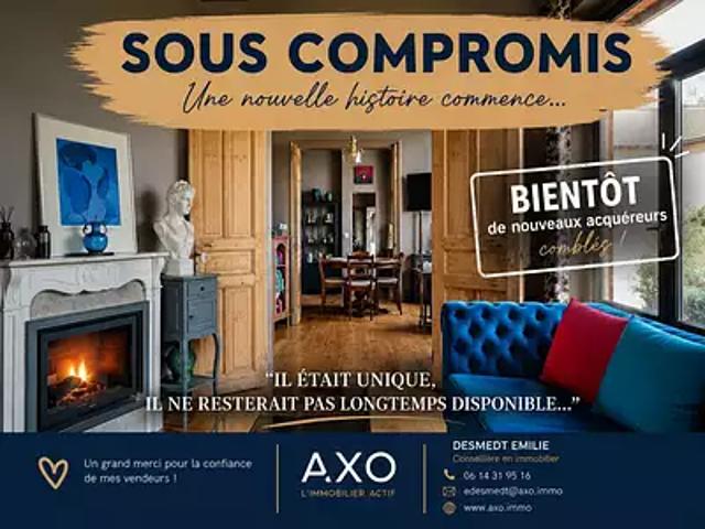 Bersée 59235 Achat / Vente maison 6 pièces t6 terrasse