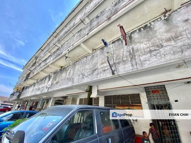 Best Discount,Silibin,Jelapang Flat For Sale,Ground Floor,Walking Distance To Billion Mart