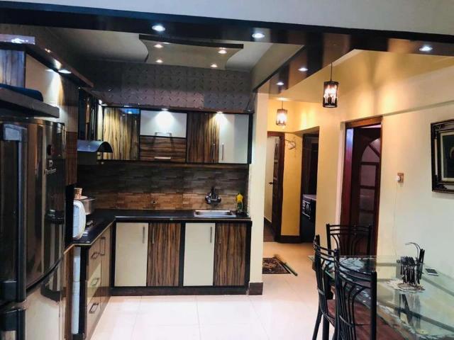 Best Family Flat in Gulshan e Iqbal Recently renovated. Karachi Gulshan E Iqbal Block 2 ID 48497