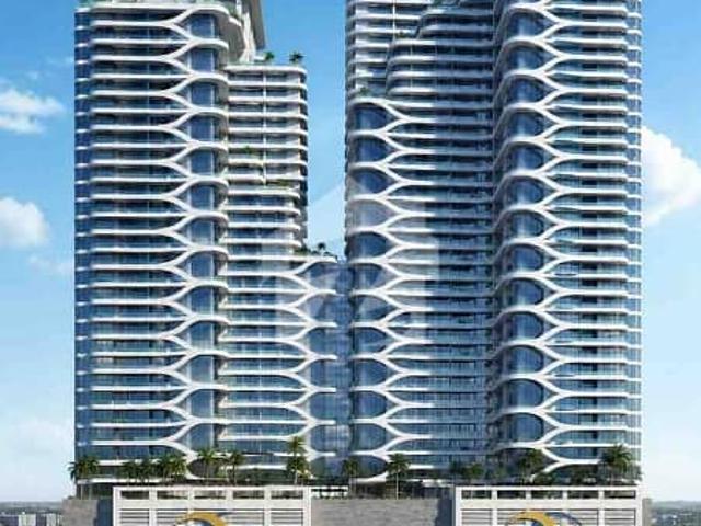Best price in hmr waterfront gated community | luxurious 1 bed partial sea, park & emaar views | with plunge pool