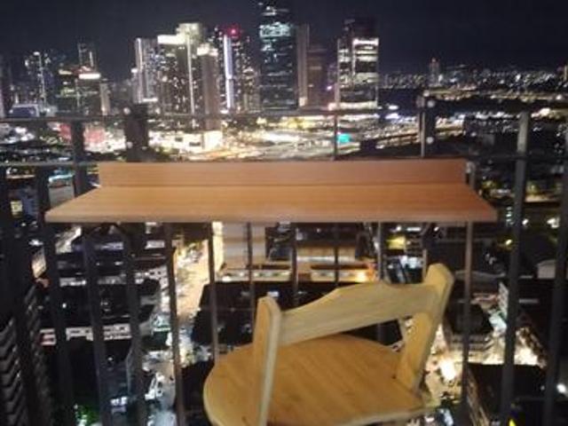 BestKLView SKYLINEKL 3r2b Fully Furnished 850sf Linked LRT MRT TR