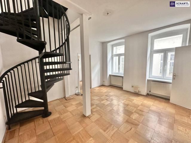 Bestlage 7. Bezirk Neustiftgasse/Höhe Zieglergasse + Perfekt geschnittene 4 Zimmer Maisonette + Absolut ruhige Innenhoflage + Exzellente Infrastruktur, U6 & Volkstheater fußläufig erreichbar!