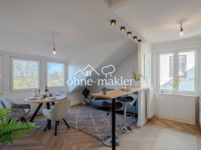 Bestlage an der Weser: Moderne 2 Zimmerwohnung mit Stadionblick