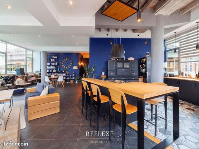 Besancon micaud mouillère: appartement t4 esprit loft de 125 m²
