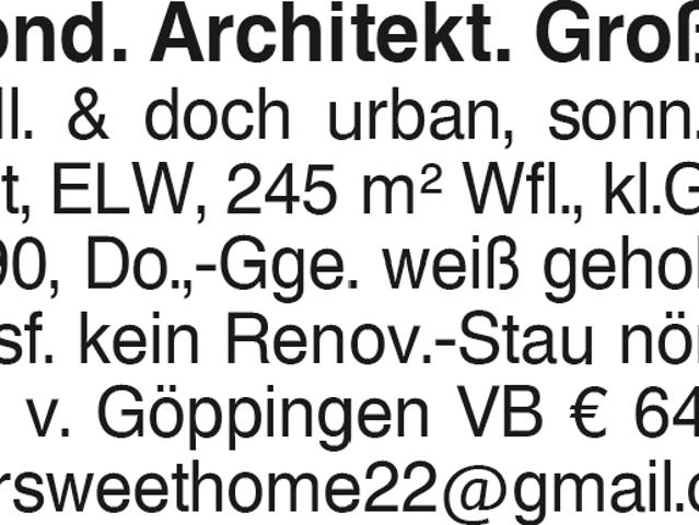 Besond.Architekt.Großzügig