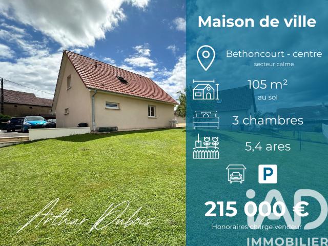 Bethoncourt Vente Maison 25