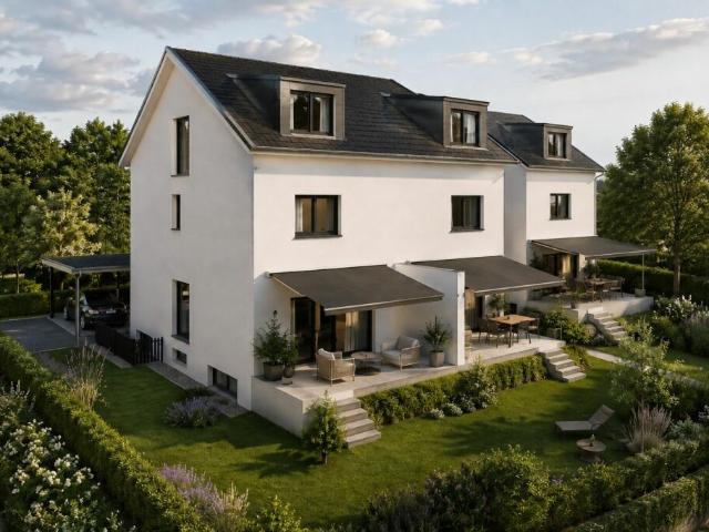 Bewilligtes Neubau DEFH Haus B+C, 6.5 DEFH, 3 Nasszellen, Garten, Sitzplatz, Carport & PP