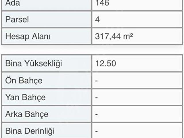 BEYMELEK'TE DENİZE 600 m ARSA 4 KAT İMARLI