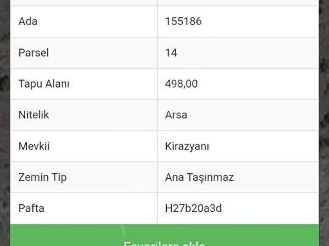BEYPAZARI KARAŞAR KİRAZYANI MEVKİNDE SATILIK VİLLA ARSASI