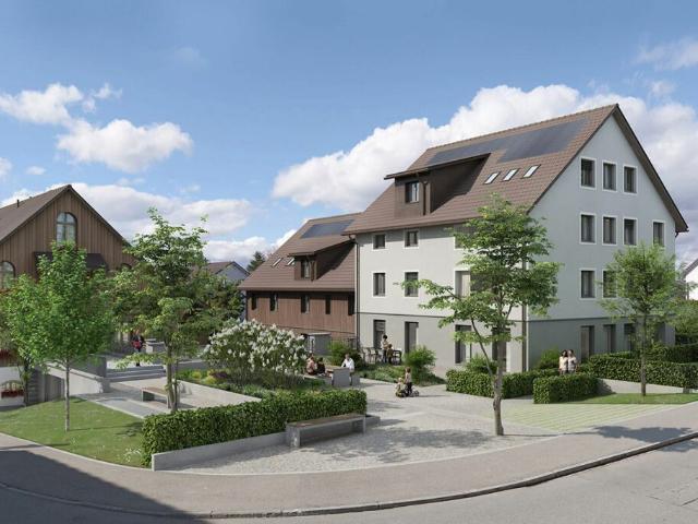 BEZUGSBEREIT AB DEZEMBER 2026! Landwohnen in Stadtnähe: Neubauwohnungen im Herzen des Dorfes