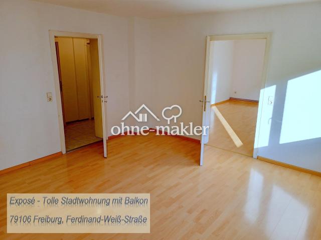 Bezugsfrei: Attraktive 3 Zimmer Wohnung mit Balkon im 1. OG – Von Privat