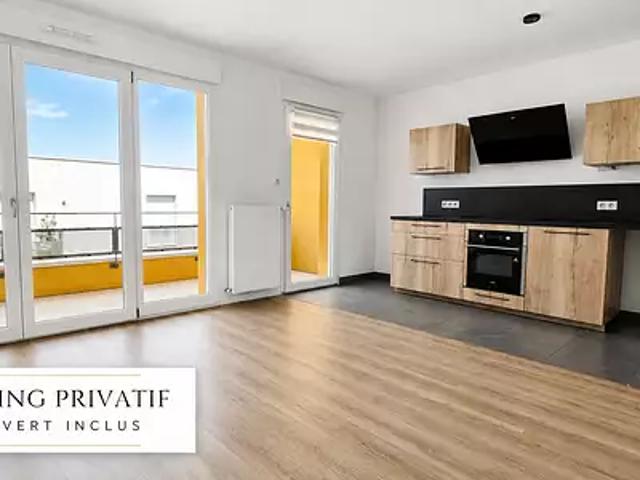 Bezannes 51430 Achat / Vente appartement 3 pièces t3 au dernier étage parking