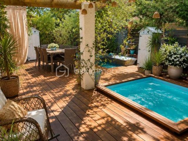 BÉZIERS Maison 3 chambres Garage Jardin Piscinette