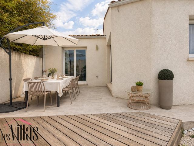 Béziers au calme, maison 3 chambres, DPE A, garage 92m² Villeneuve lès Béziers