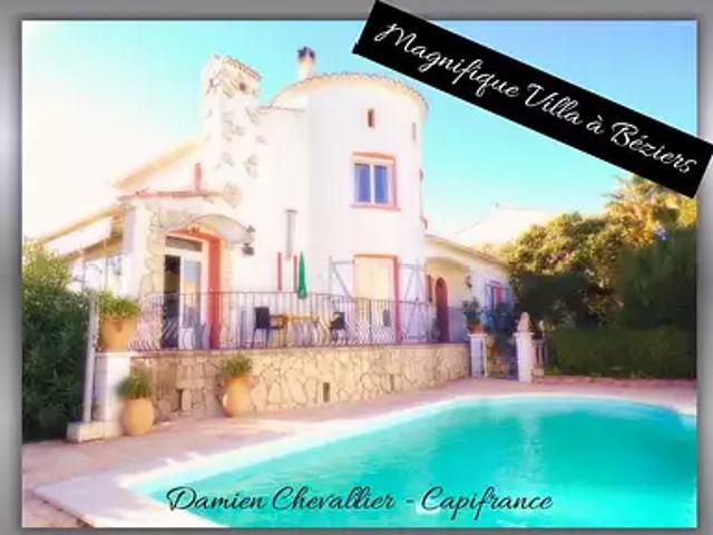 Béziers 34500 Achat / Vente maison 8 pièces t8 piscine jardin