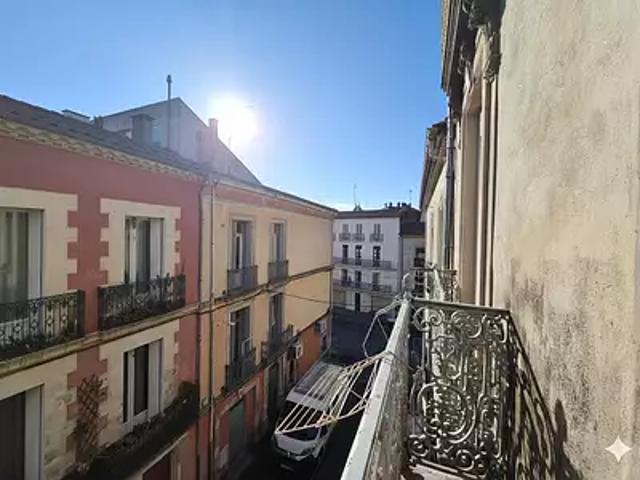 Béziers 34500 Achat / Vente appartement 2 pièces t2 au dernier étage
