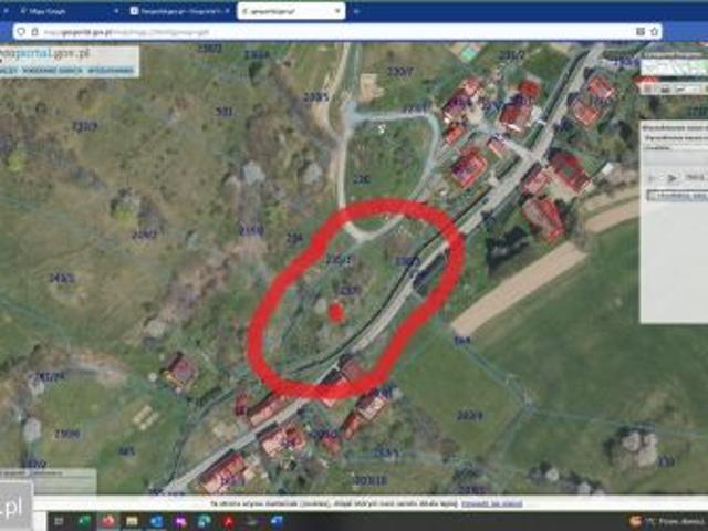 Bezpośrednio, Chwalisław, 2100 m² Działka