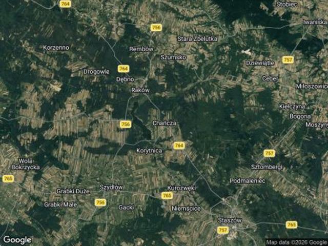 Bezpośrednio, Chańcza, 500 m² Działka