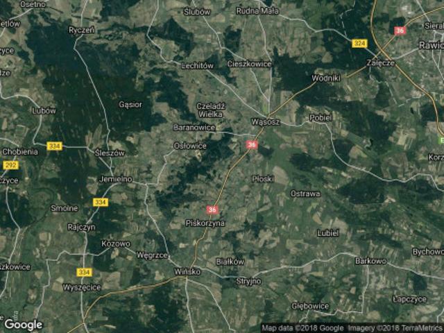 Bezpośrednio, Chocieborowice, 2500 m² Działka