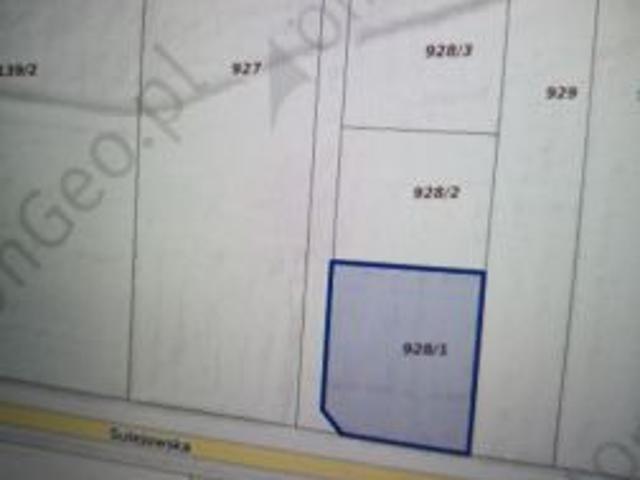 Bezpośrednio, Chrzęsne, ul. Sulejowska, 1407 m² Działka