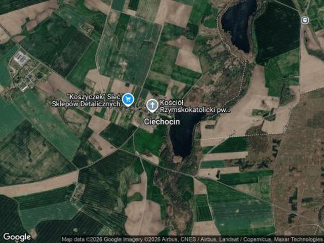 Bezpośrednio, Ciechocin, 13399 m² Działka