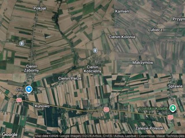 Bezpośrednio, Cienin Kościelny, 68700 m² Działka