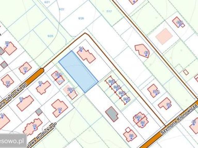 Bezpośrednio, Częstochowa, Północ, ul. Głębockiego, 1105 m² Działka