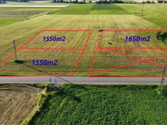 Bezpośrednio, Czerwone, 1500 m² Działka