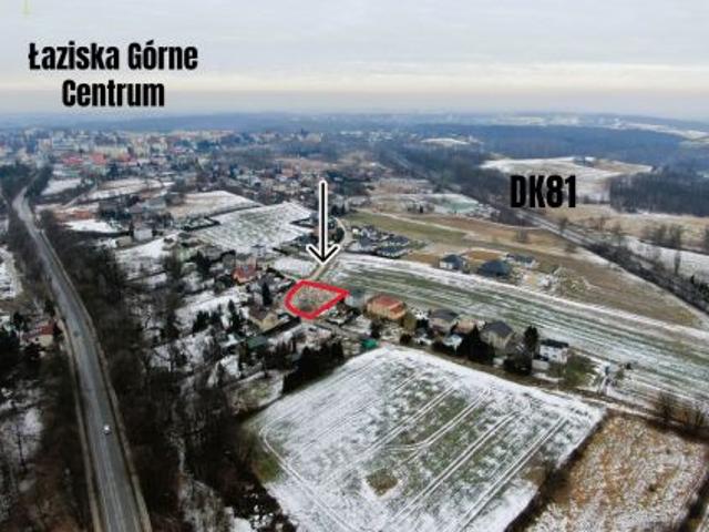 Bezpośrednio, Łaziska Górne, Centrum, ul. Górna, 1117 m² Działka
